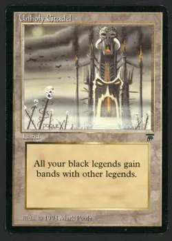 ***English Unholy Citadel*** MTG Legends Magic Kid Icarus - Image 1