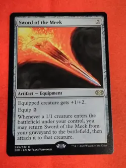 Sword of the Meek #299 - Double Masters - Magic MTG - Unplayed Mint+ - Image 1