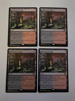 4x Blackcleave Cliffs - Phryexia All will be One - Near Mint - MTG - Image 1