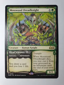 MTG - Mosswood Dreadknight Showcase - Wilds of Eldraine #0035 - N/M Rare - Image 1
