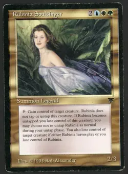 ***English Rubinia Soulsinger*** MTG Legends Magic Kid Icarus - Image 1