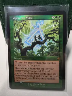 Open the Way (Retro Frame) #73 (Foil) (NM) March of the Machine MAT Magic MTG - Image 1