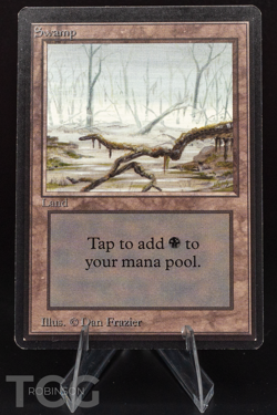 Swamp (A) - 1993 Magic the Gathering - Limited Edition Beta Regular - Image 1