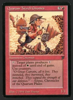 ***English Quarum Trench Gnomes*** MTG Legends Magic Kid Icarus - Image 1
