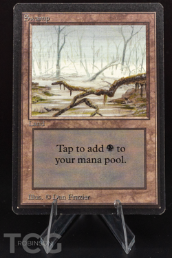 Swamp (A) - 1993 Magic the Gathering - Limited Edition Beta Regular - Image 1