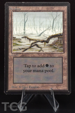 Swamp (A) - 1993 Magic the Gathering - Limited Edition Beta Regular - Image 1