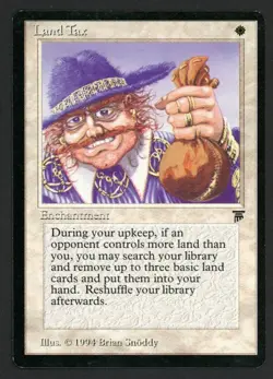 ***English Land Tax*** MTG Legends Magic Kid Icarus - Image 1