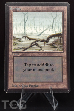 Swamp (A) - 1993 Magic the Gathering - Limited Edition Beta Regular - Image 1