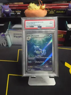 PSA 9 - 2023 Wartortle 171/165 Sv: Scarlet & Violet 151 Holo Pokemon - Image 1