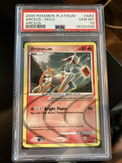 Arceus AR3 PSA 10 Platinum Arceus 2009 Pokemon - Image 1