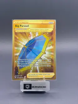Big Parasol (Secret) Pokemon Darkness Ablaze 199/189 Secret Rare Near Mint - Image 1