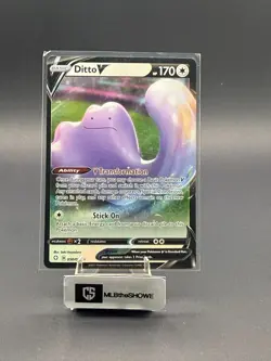 Ditto V Pokemon Shining Fates 050/072 Ultra Rare Holofoil Near Mint - Image 1