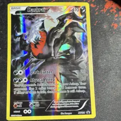 Pokemon Darkrai XY114 XY Holo Promo Card 110HP Basic Darkness - Image 1