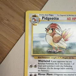 Pokemon Pidgeotto 60 HP Uncommon 22/102 Base Set 1999 Wizards English TCG Card - Image 5