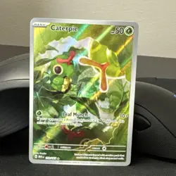 Caterpie 172/165 Sv: Scarlet & Violet 151 Holo Pokemon TCG Near mint ships fast - Image 1
