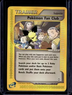 2003 Pokemon Aquapolis Pokemon Fan Club #130/147 - Image 1
