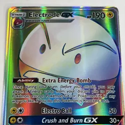 Pokemon Tcg Electrode GX Secret Rainbow Rare 172/168 Celestial Storm Near Mint - Image 2