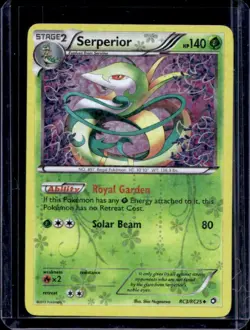 2013 Pokemon Black White Legendary Treasures Serperior Radiant Collection #RC03 - Image 1