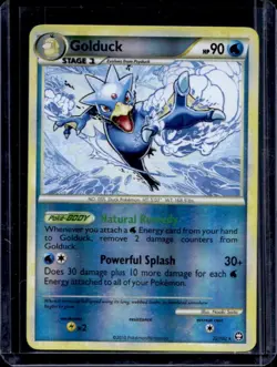2010 Pokemon HeartGold & SoulSilver Triumphant Golduck Reverse Holo #22/102 - Image 1