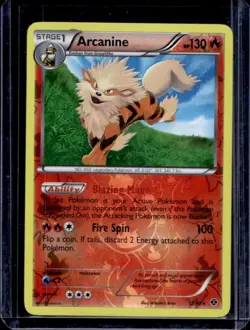 2012 Pokemon Black & White Next Destinies Arcanine Reverse Holo #12 - Image 1