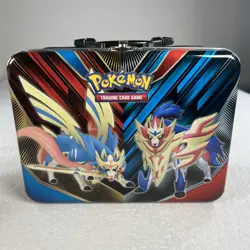 Pokemon Collectors Metal Lunch Box Tin Zacian Zamazenta Sword Shield + Surprise! - Image 3
