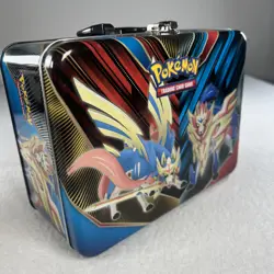 Pokemon Collectors Metal Lunch Box Tin Zacian Zamazenta Sword Shield + Surprise! - Image 4