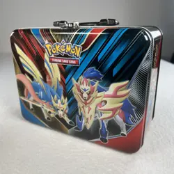 Pokemon Collectors Metal Lunch Box Tin Zacian Zamazenta Sword Shield + Surprise! - Image 5