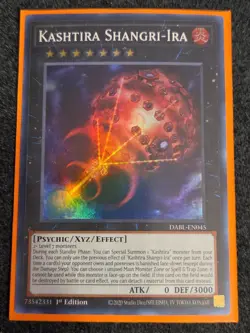 Yugioh Kashtira Shangri-Ira DABL-EN045 Super Rare 1st Ed NM - Image 1