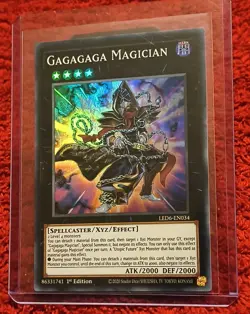 Yu-Gi-Oh! TCG Gagagaga Magician Legendary Duelists: Magical Hero LED6-EN034 1st - Image 1