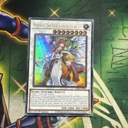 Yugioh! Minerva, the Athenian Lightsworn LEDE-EN043 Ultra Rare 1st Edition NM - Image 1