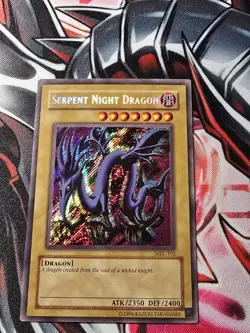 Yugioh! Serpent Night Dragon MRL-103 Magic Ruler - Unlimited Edition - MP - Image 1
