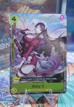 Baby 5 One Piece TCG OP12-112 Premium Best Selection Vol. 5 English Alt Promo - Image 1