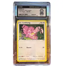 CGC Graded Lickitung 138/196 Lost Origin Italian Pokemon Card - Image 1
