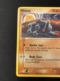 Pokemon TCG Phanpy 15/17 Pop Series 2 Two Non Holo Vintage Card - Image 3