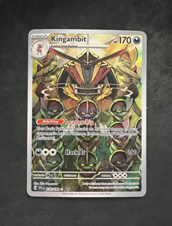 Kingambit 220/198 Scarlet & Violet Base Set Pokemon Card NM Pack Fresh - Image 1