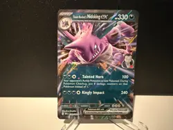 Team Rocket's Nidoking ex 118 2025 Pokemon Destined Rivals RR Card NM+ - Image 1
