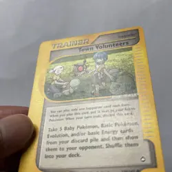 Town Volunteers 136/147 Aquapolis Played Condition Pokemon card - Image 4