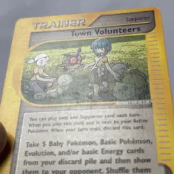 Town Volunteers 136/147 Aquapolis Played Condition Pokemon card - Image 5