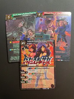 Battle Spirits Saga TCG Game Grumps promo card set holo NM - Image 1