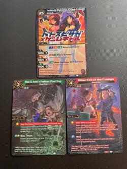 Battle Spirits Saga TCG Game Grumps promo card set holo NM - Image 2
