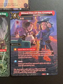 Battle Spirits Saga TCG Game Grumps promo card set holo NM - Image 5