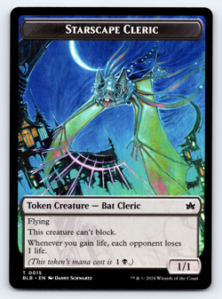 Starscape Cleric Token Nonfoil - Bloomburrow MTG - Image 1