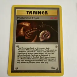Pokemon Aerodactyl Fossil 16/62 & Mysterious Fossil 62/62 Cards 1999 2 card Lot - Image 2