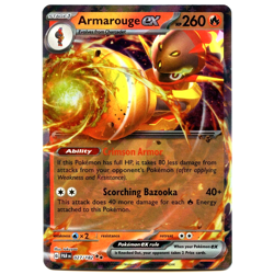 Armarouge ex | 027 | Pokemon, Paradox Rift, PAR, Holo, Double Rare - Image 1