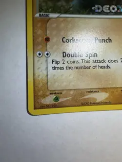 Pokemon TCG Phanpy EX Deoxys Reverse Holo Common 69/107 2005 50 HP Yuka Morii - Image 3