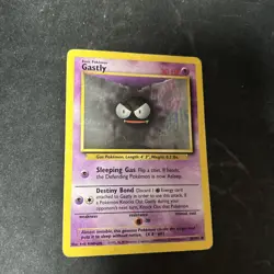 Gastly 50/102 Base Set Unlimited Common Wotc Vintage Pokemon D10 - Image 1