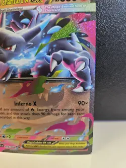 Mega Charizard X EX # 013/094 | Pokemon TCG 2025 Phantasmal Flames | NM - Image 3