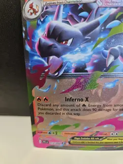 Mega Charizard X EX # 013/094 | Pokemon TCG 2025 Phantasmal Flames | NM - Image 4
