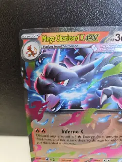Mega Charizard X EX # 013/094 | Pokemon TCG 2025 Phantasmal Flames | NM - Image 5
