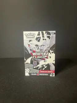 Pokemon TCG Scarlet & Violet White Flare 6 Booster Packs Box Factory Sealed New - Image 1